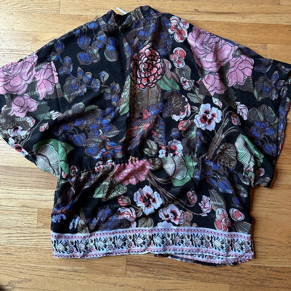 Free People floral kimono short - Picture 3 of 6